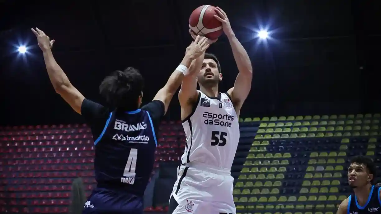 Corinthians encara o Mogi Basquete no NBB buscando a sexta vitória seguida e manter boa fase - Foto: Beto Miller/Agência Corinthians