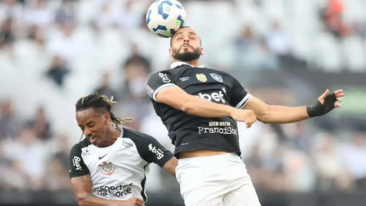 Gustavo Henrique comenta sobre o empate do Corinthians dentro da Neo Química Arena - Foto Vitor Silva Botafogo F.R