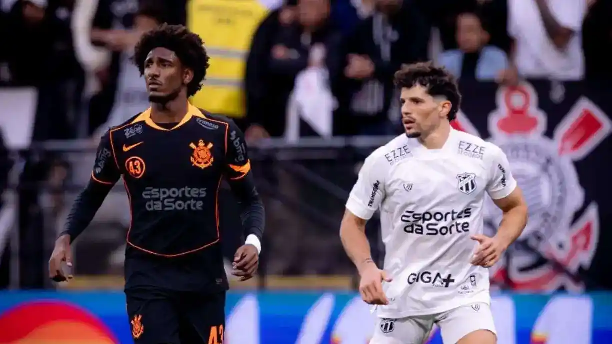 Romero e Talles Magno participaram da partida entre Corinthians e Ceará - Foto: Rodrigo Coca/Agência Corinthians