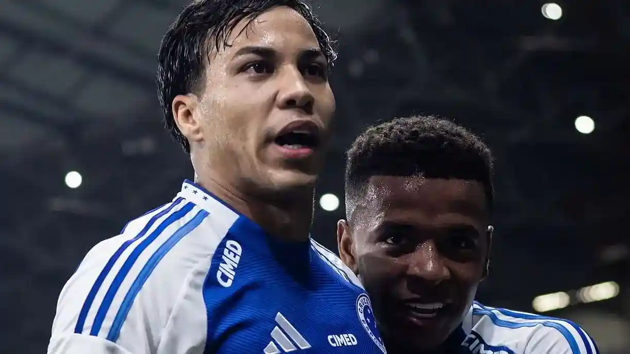 Cruzeiro vence o Corinthians pelo Campeonato Brasileiro, com show do atacante Kaio Jorge - Foto: Divulgação/X - Cruzeiro