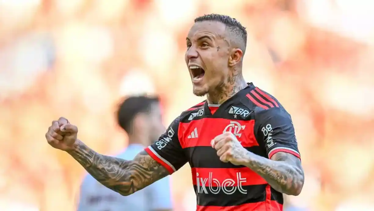 Chances do Corinthians em ter Everton Cebolinha em 2026 podem ter diminuído após voltar a jogar bem no Flamengo - Foto: Gilvan de Souza/CRF
