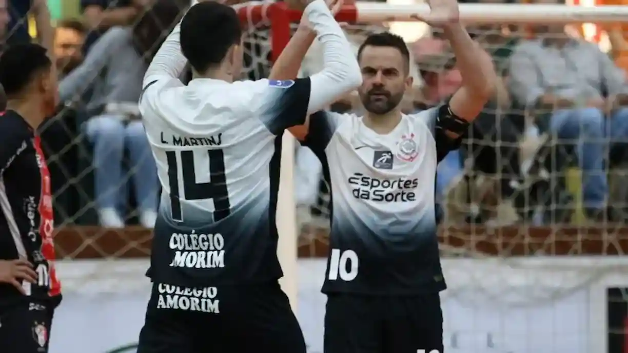 Corinthians vence o Pinda por 3 a 1 no Wlamir Marques e garante vaga na final do Paulista de Futsal - Foto: Luís Felipe Amorim/Corinthians