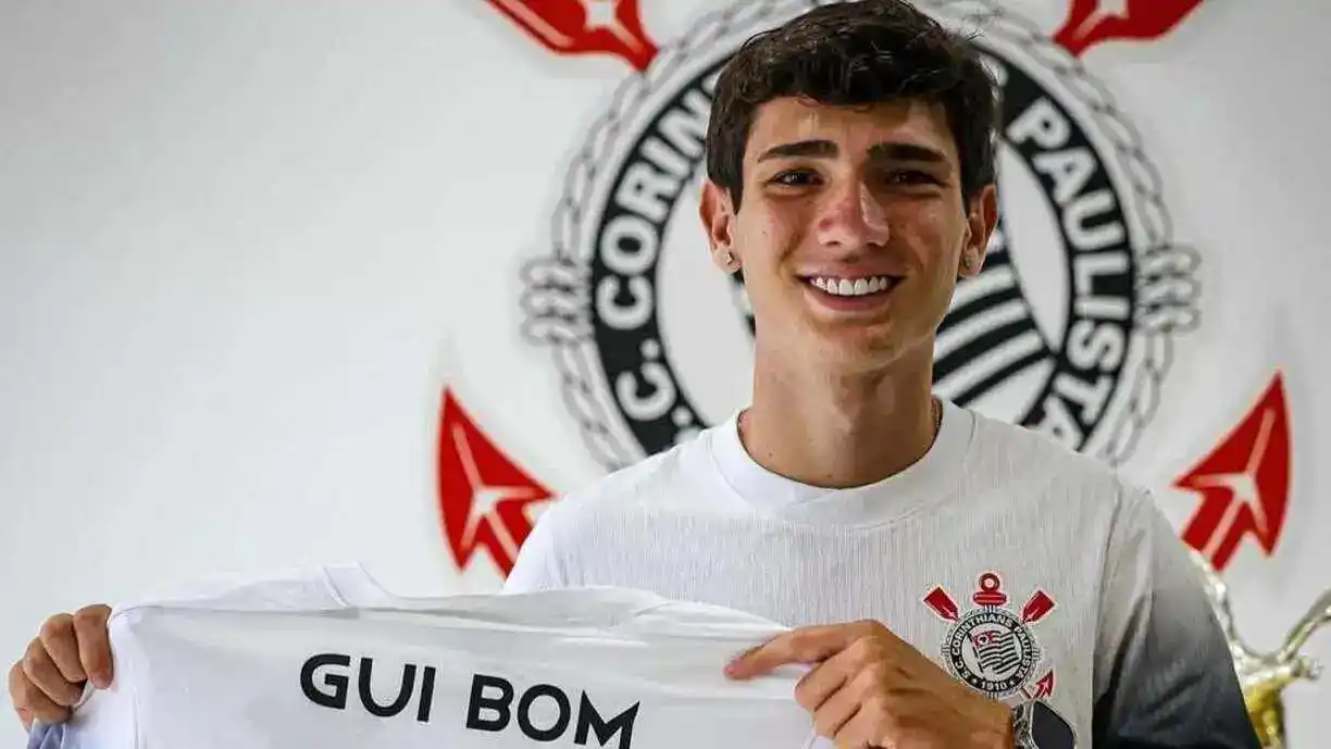 Gui Bom havia assinado um novo contrato com o Corinthians no ano passado, válido até dezembro de 2027 - Foto: Reprodução/Instagram - Gui Bom