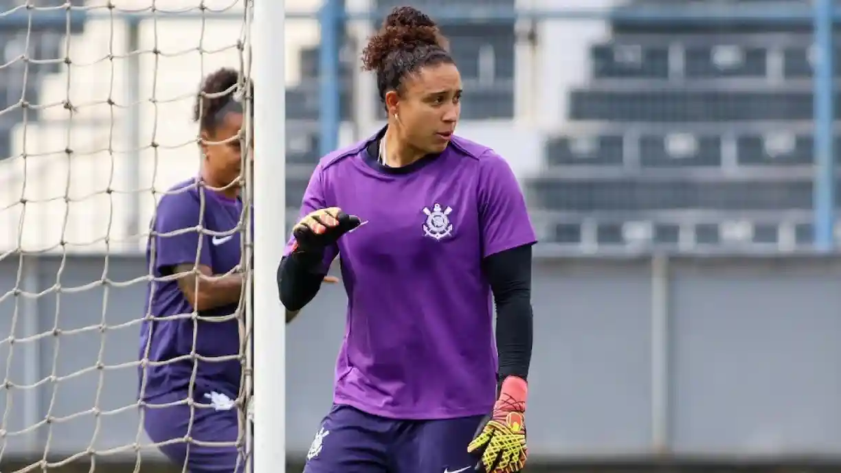 Lelê, goleira do Corinthians, celebrou volta à Seleção e destacou confronto com o São Paulo - .Foto: Agência Corinthians