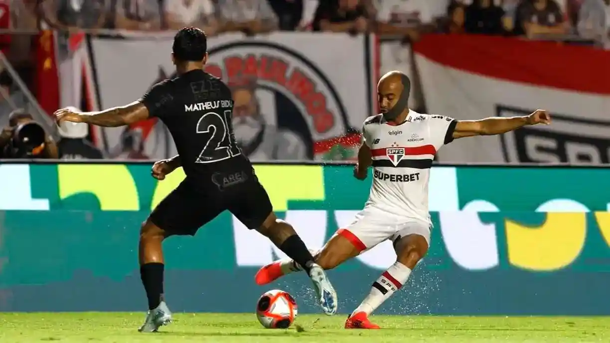 Corinthians x São Paulo: Lucas Moura será opção para o técnico Hernán Crespo no clássico Majestoso? - Foto: Rubens Chiri/São Paulo FC