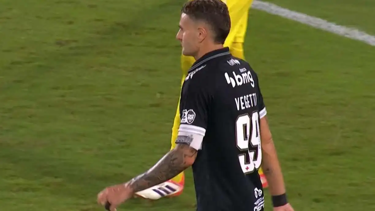 Vegetti foi provocado pelos atletas do Corinthians, em participação no podcast PodPah, ontem à noite - Foto: Reprodução/GE TV