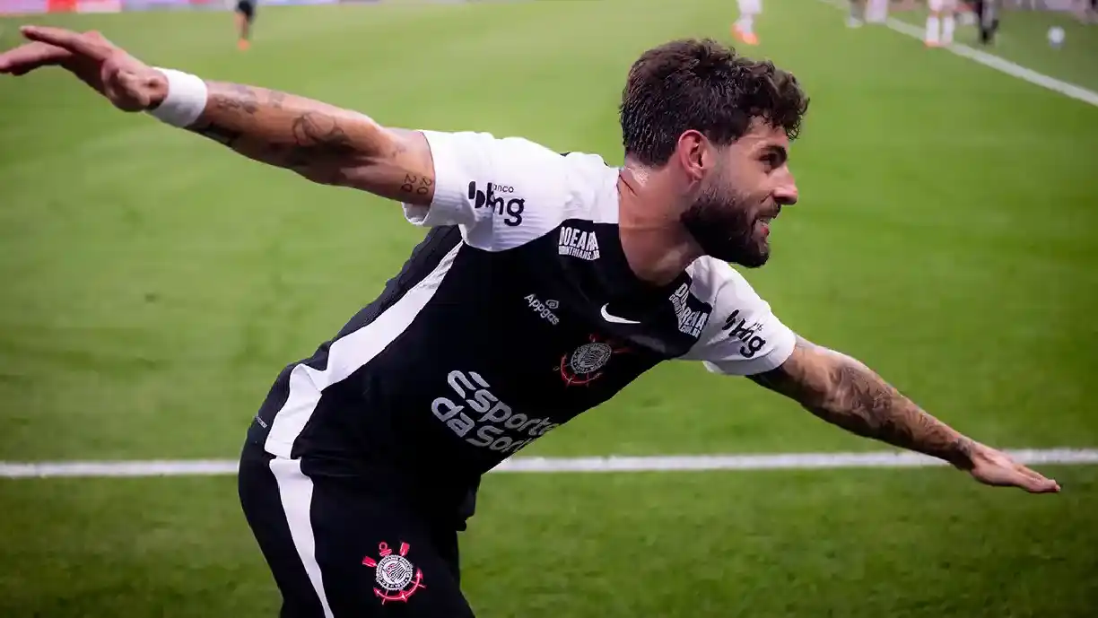 Diretoria aceita vender Yuri Alberto por um valor mínimo e após confronto contra o Flamengo - Foto: Rodrigo Coca/Agência Corinthians