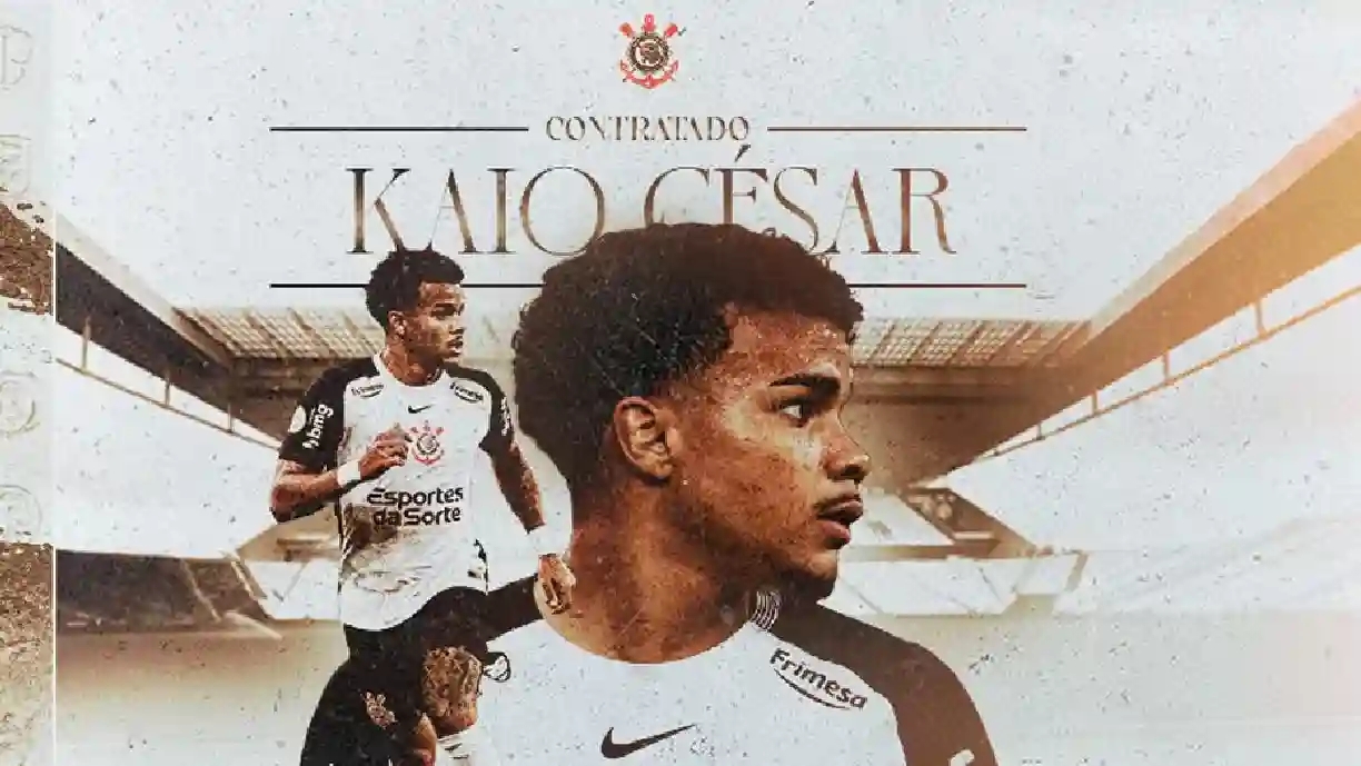 Kaio César é anunciado como o mais novo reforço do Corinthians; atacante já está registrado no BID - Foto: Reprodução/X