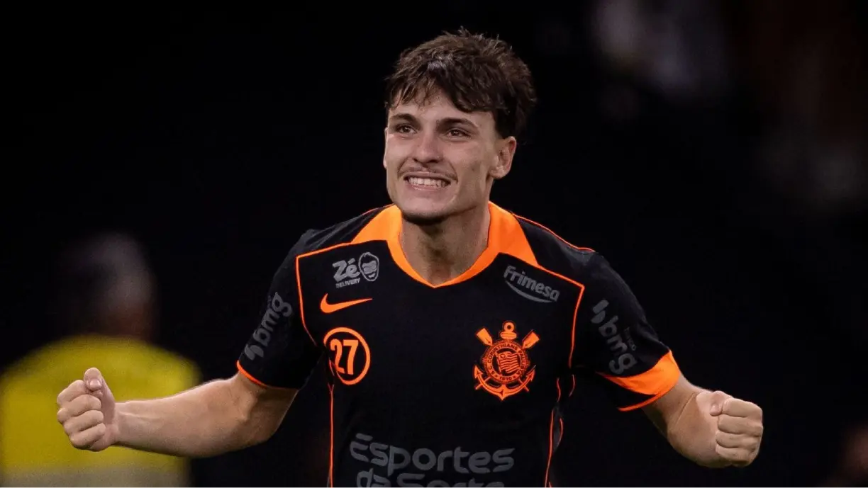 Breno Bidon despertou o interesse do Flamengo que deseja ser agressivo no mercado e tirar o jogador do Corinthians - Foto: Reprodução