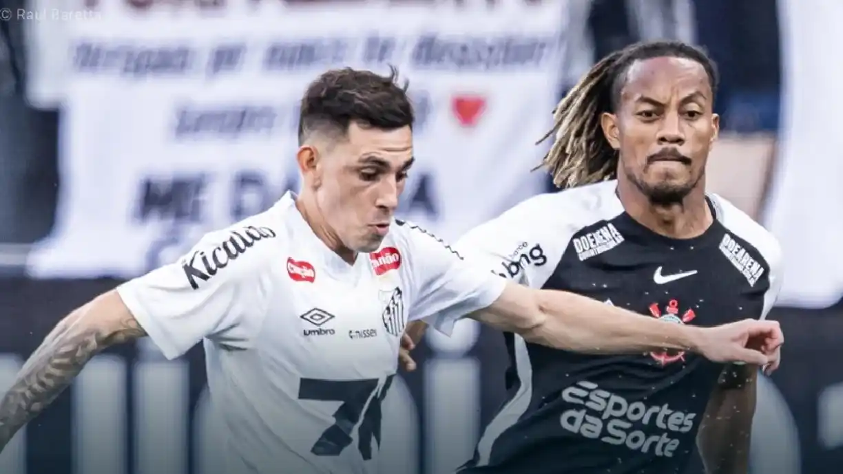 Santos recebe o Corinthians na Vila Belmiro; equipes estão escaladas para o clássico alvinegro pelo Paulistão 2026 - Foto: Reprodução/X
