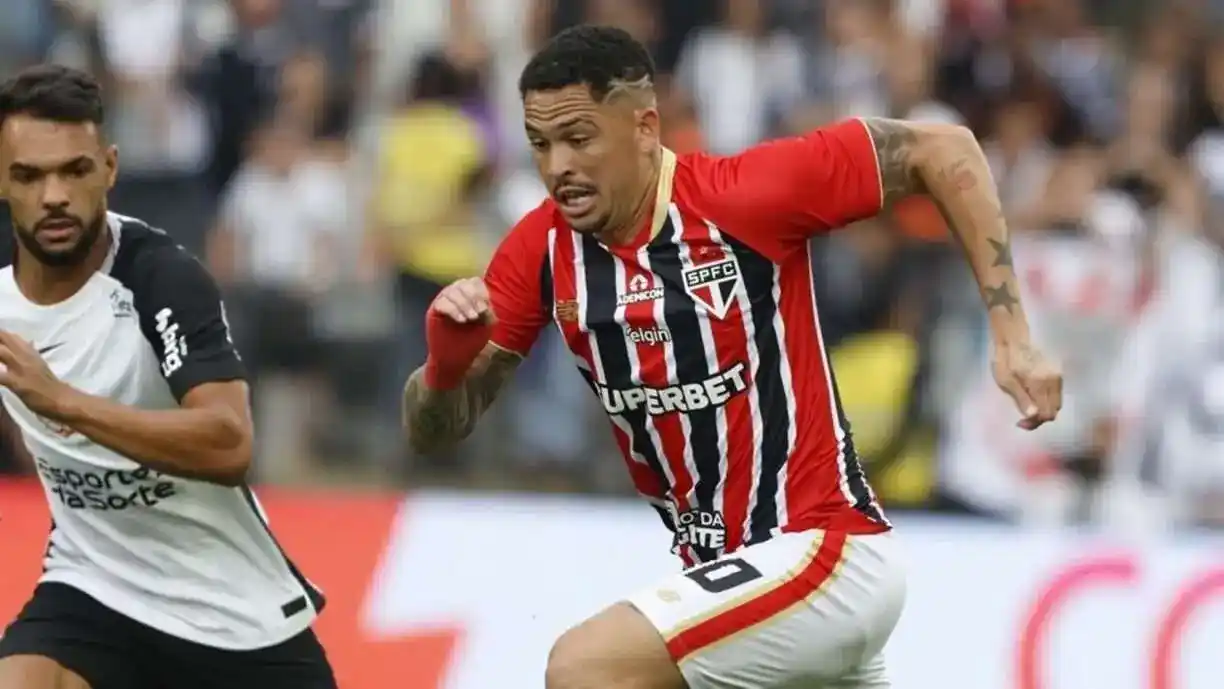 Luciano lamentou o resultado de 1 a 1, no clássico entre Corinthians e São Paulo - Foto: Rubens Chiri/São Paulo FC
