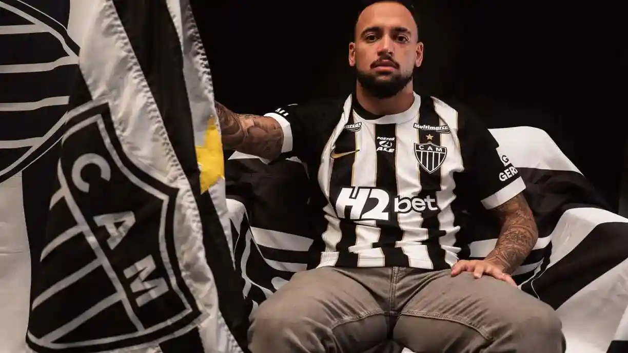 Maycon é apresentado no Atlético Mineiro e explica motivo de ter deixado o Corinthians - Foto: Luís Amaral/Atlético Mineiro