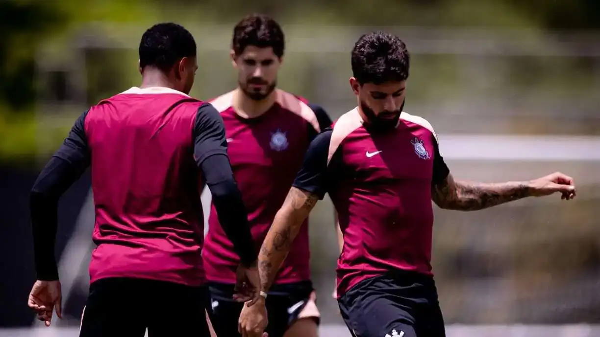 O Corinthians realizou a última atividade no CT Joaquim Grava, para o clássico contra o São Paulo - Foto: Rodrigo Coca/Agência Corinthians