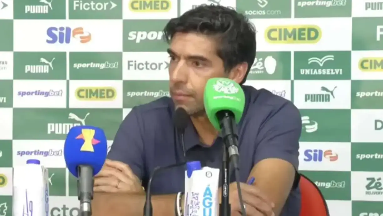 Abel Ferreira comentou sobre o clássico entre Corinthians e Palmeiras pelo Paulistão - Foto: Reprodução/TV Palmeiras