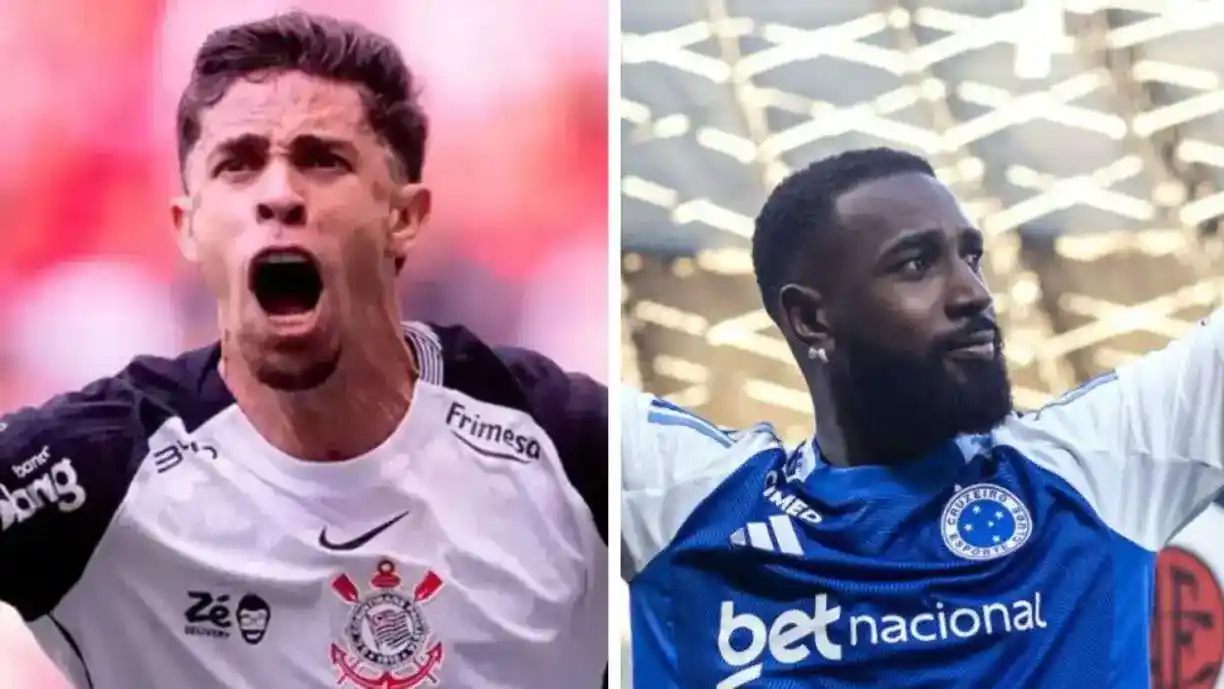 Corinthians e Cruzeiro foram diferentes no mercado deste início de temporada - Foto: Rodrigo Coca/Agência Corinthians e Gustavo Aleixo/Cruzeiro