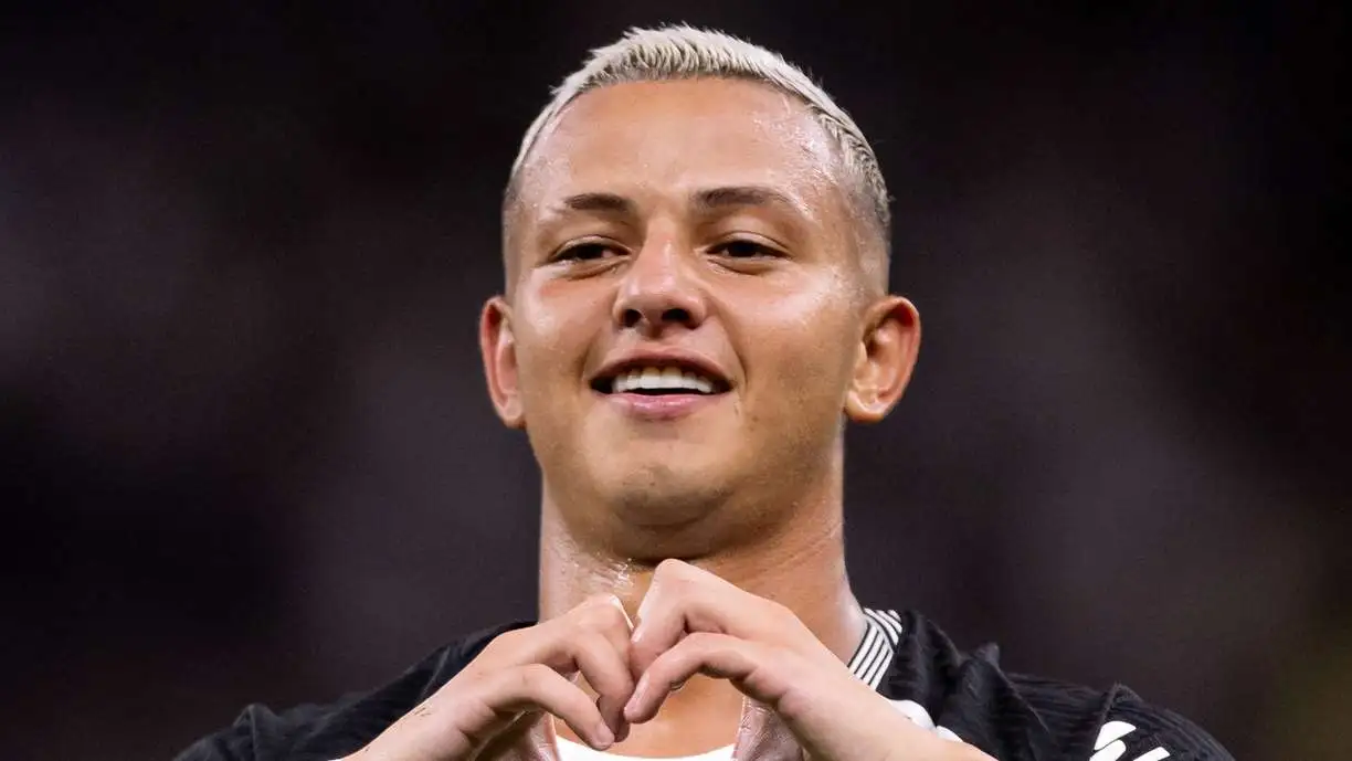 Kayke comemorou a vitória do Corinthians e o primeiro tento marcado com a camisa do Timão - Foto: Rodrigo Coca/Agência Corinthians