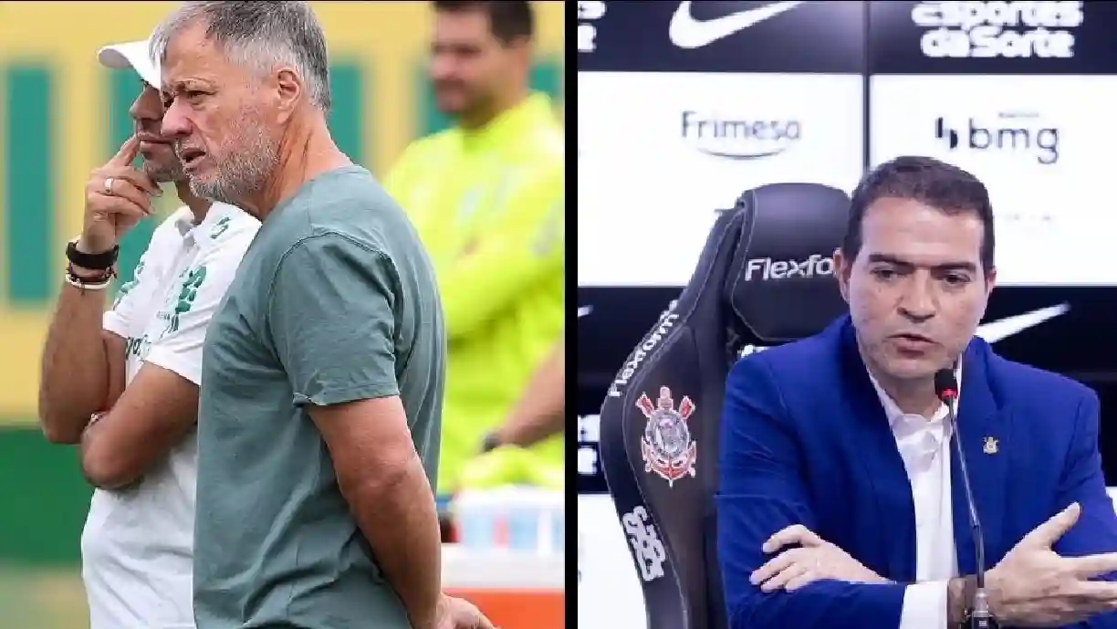 Anderson Barros não escondeu sua insatisfação com as falas de Marcelo Paz após a vitória do Corinthians - Foto: Reprodução