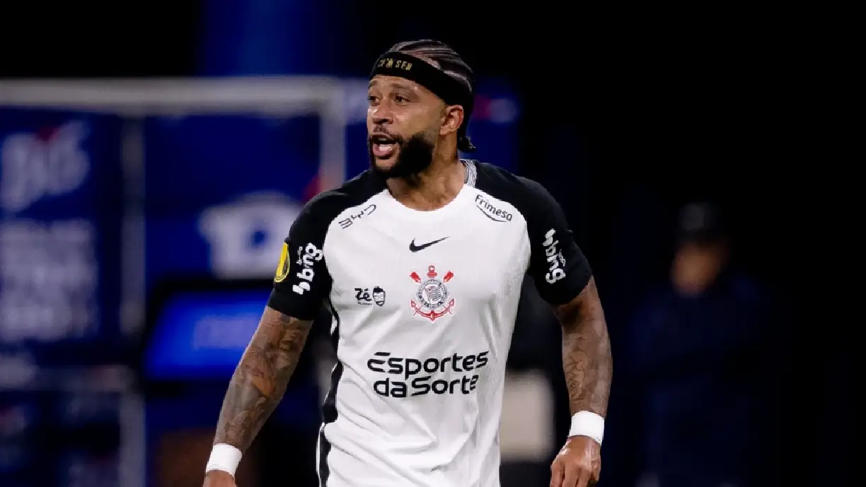 Memphis Depay fala de pênalti perdido contra o Palmeiras em partida válida pelo Paulistão 2026 - Foto: Rodrigo Coca/Agência Corinthians