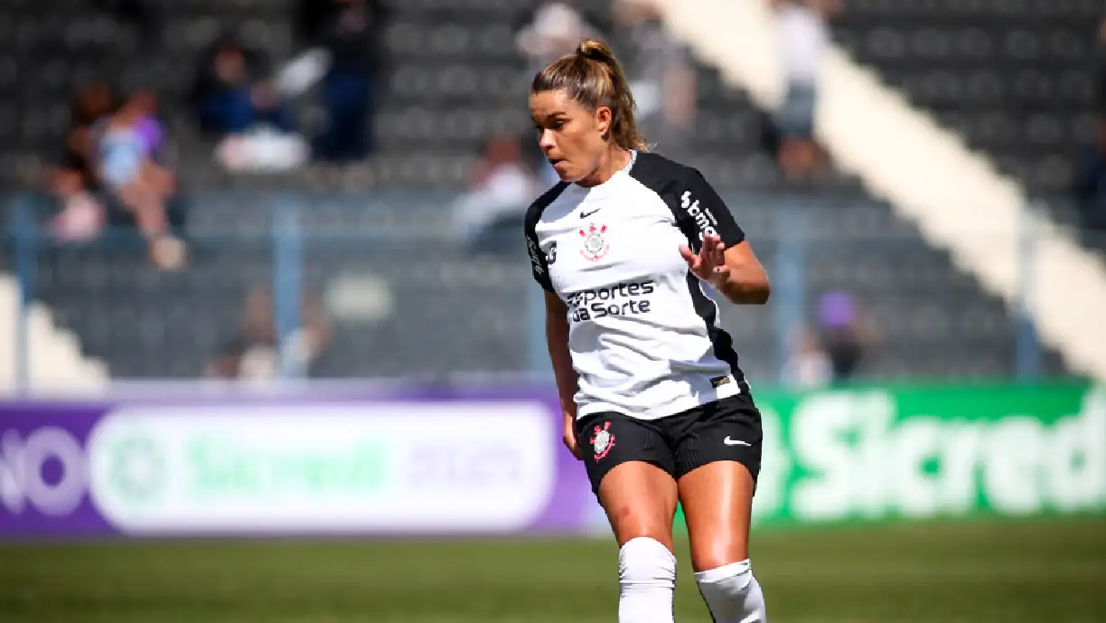 Tamires perdeu pênalti contra o Palmeiras em final da Supercopa Feminina e assume a culpa - Foto: Rodrigo Gazzanel/Agência Corinthians