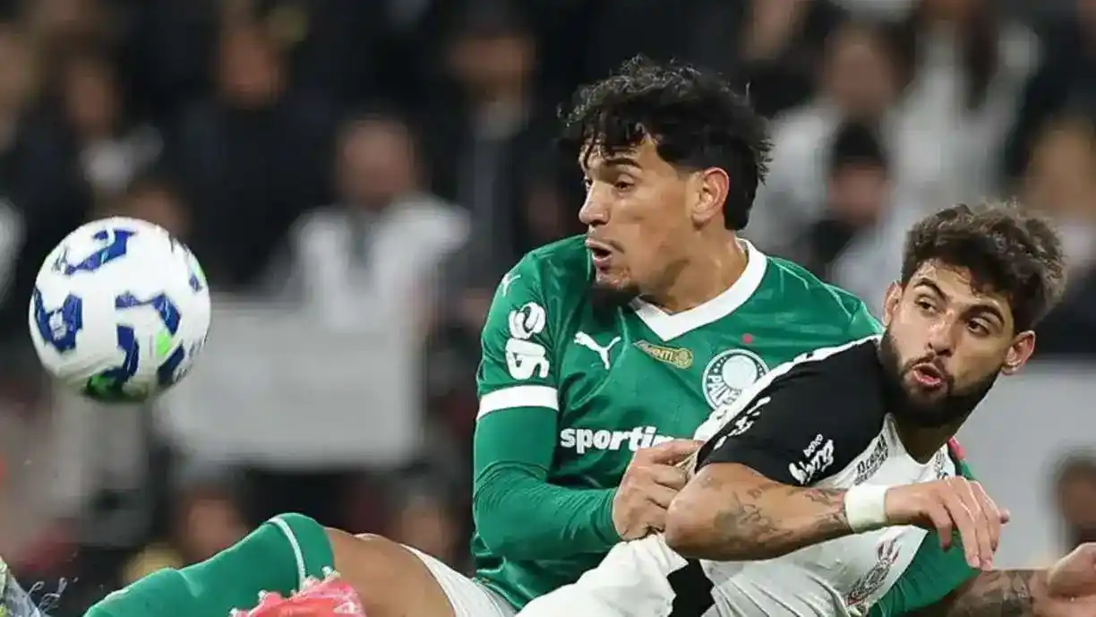 Lucas Evangelista fala sobre o confronto entre Corinthians e Palmeiras pelo Paulistão - Foto: Cesar Greco/Palmeiras/by Canon