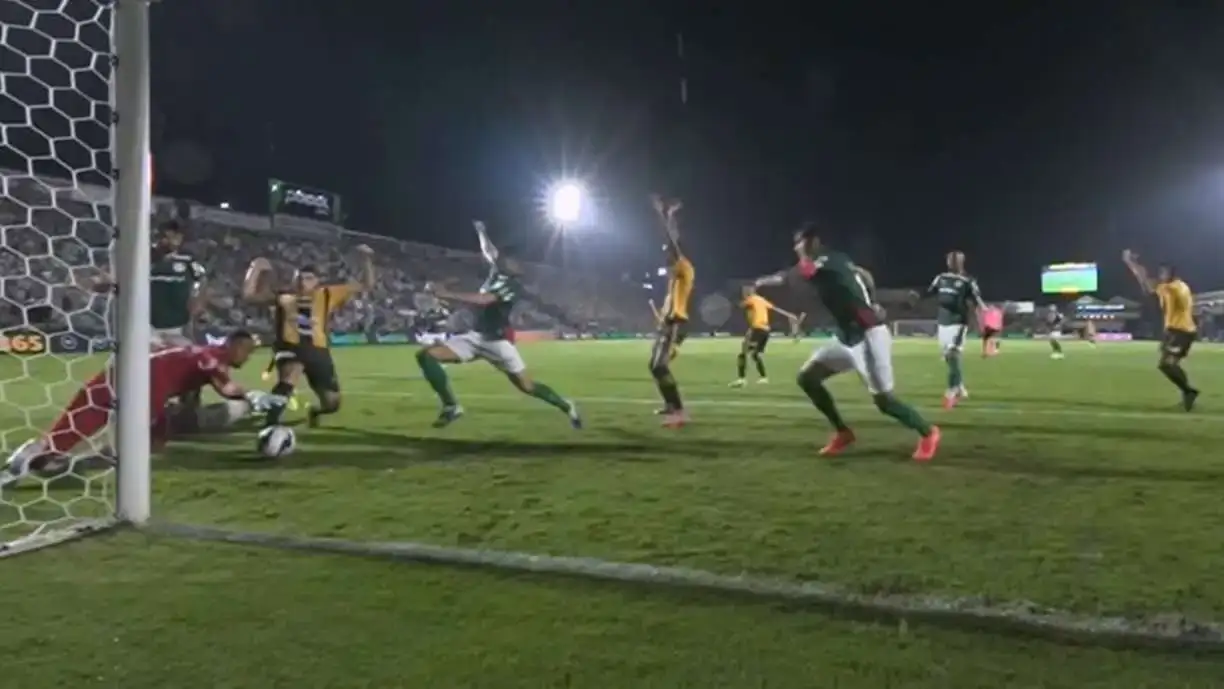 Ex-Corinthians, Carlos Miguel foi campeão do Paulistão pelo Palmeiras, na noite deste domingo (08) - Foto: Reprodução/CazéTV