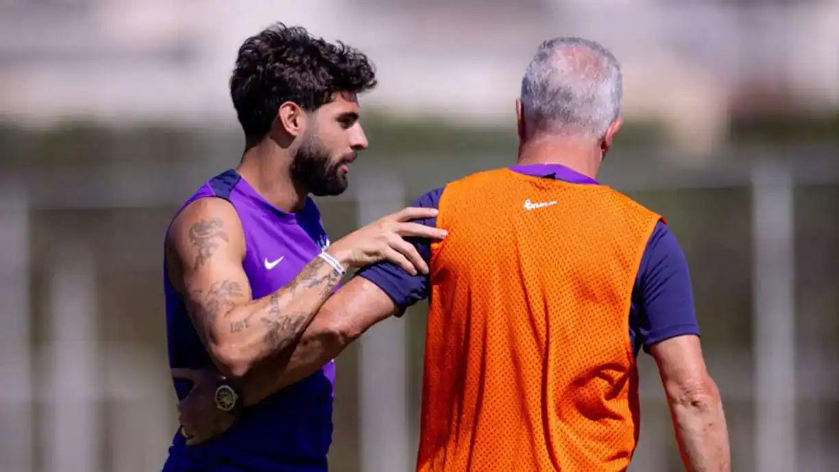 Dorival Júnior fala sobrea importância de Yuri Alberto para o Corinthians - Foto: Rodrigo Coca/Agência Corinthians