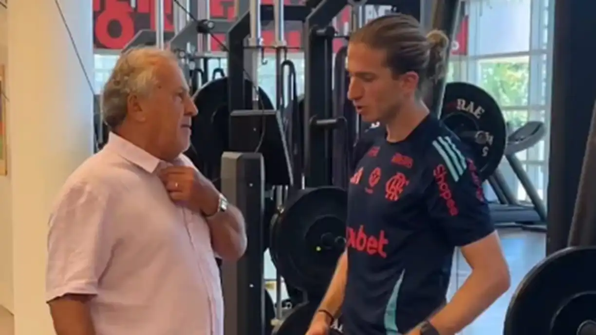 Ex-Corinthians revela que Filipe Luís pode assumir uma equipe do Brasileirão neste ano - Foto: Reprodução/Flamengo