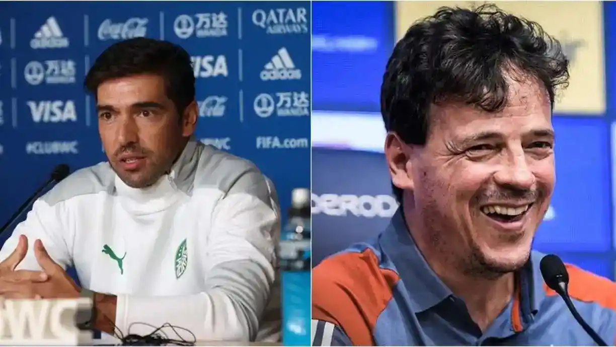 Fernando Diniz e Abel Ferreira serão um dos destaques do duelo entre Corinthians e Palmeiras - Foto: Divulgação