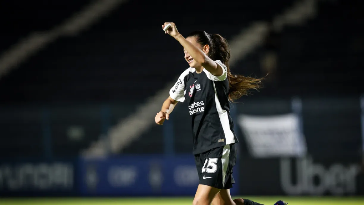 Emily Lima rasga elogios para Belén Aquino, atacante contratada para a temporada de 2025 das Brabas - Foto: Rodrigo Gazzanel/Agência Corinthians