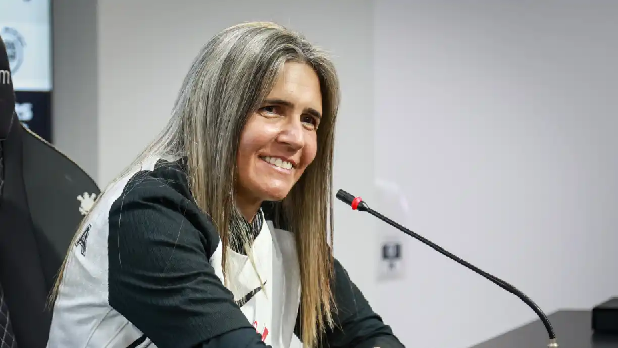 Emily Lima reconhece que ainda não conhece todo elenco e fala de uma jogadora em específico - Foto: Rodrigo Gazzanel/Agência Corinthians