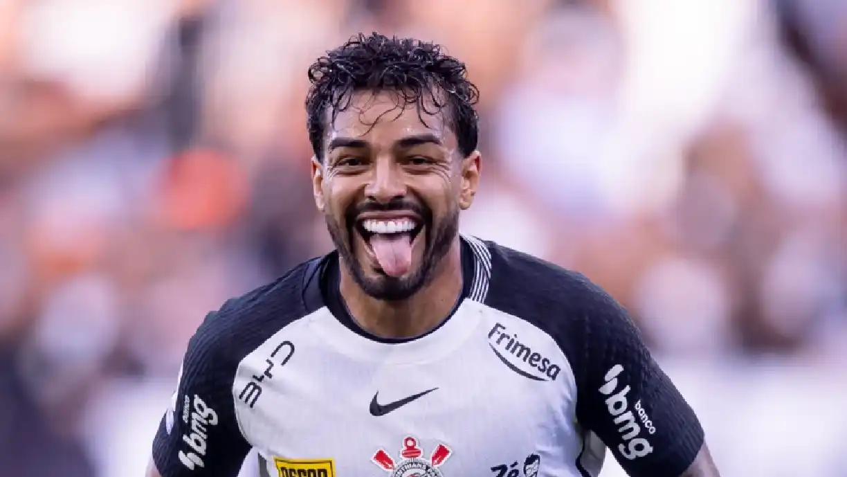 Matheus Bidu decidiu pelo alvinegro paulista contra o Vasco e comemora vitória no Brasileirão - Foto: Rodrigo Coca/Agência Corinthians