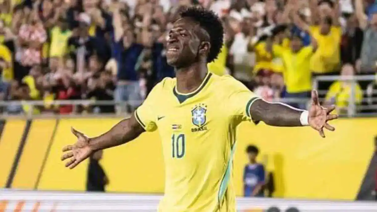 Ex-Corinthians elogia partida de Vinicius Júnior, no duelo da última terça-feira (31), entre Brasil e Croácia - Foto: Reprodução/Instagram