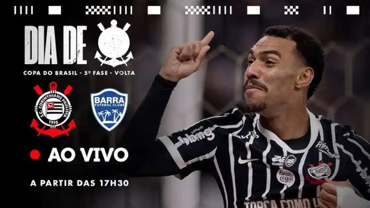 O Timão encara o Barra pela Copa do Brasil, valendo uma vaga nas oitavas de final do torneio - Foto: Reprodução/YouTube - Corinthians TV
