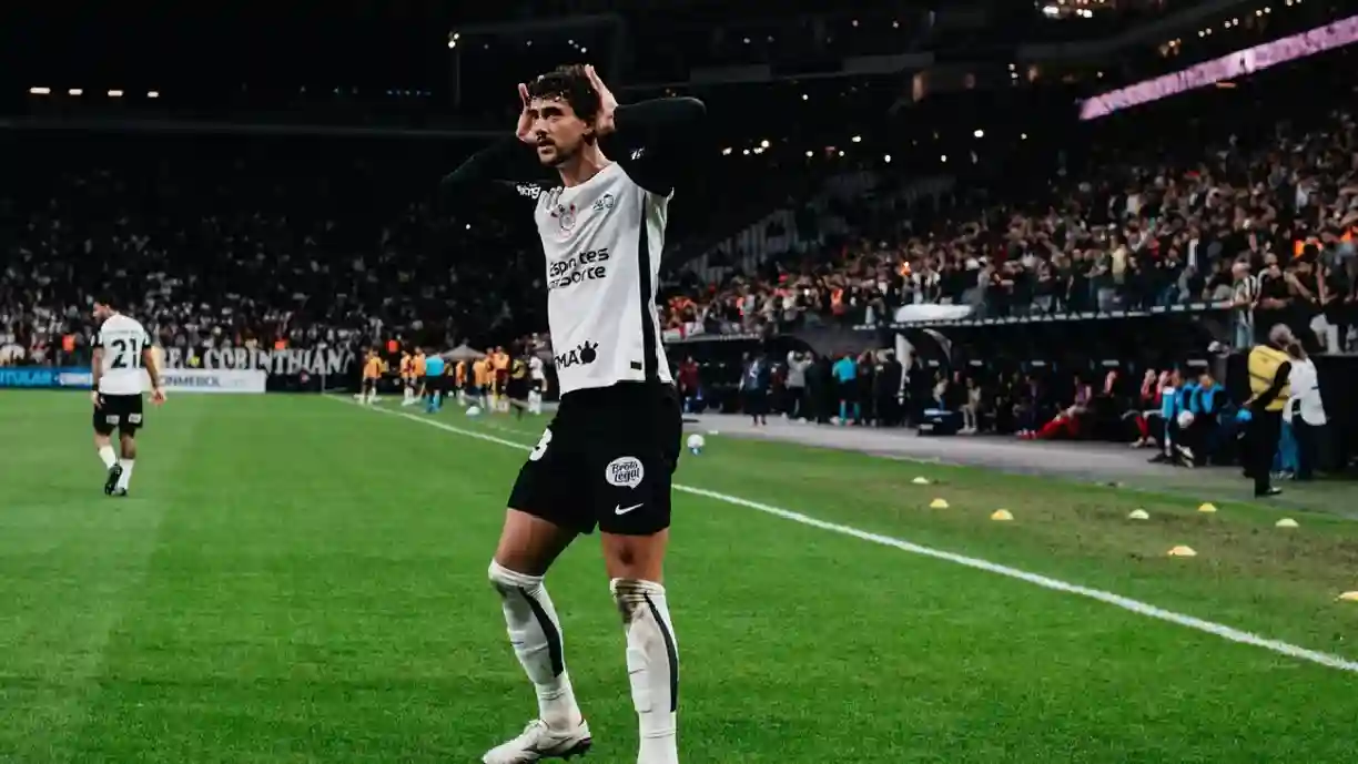 Gustavo Henrique fala dos objetivos do Corinthians na Libertadores e como é jogar no Timão - Foto: Reprodução