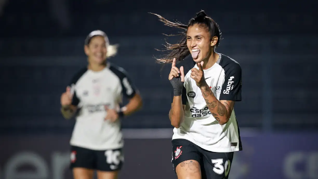 Jaqueline é uma das forças das Brabas para enfrentar o Grêmio no Brasileirão Feminino - Foto: Rodrigo Gazzanel/Agência Corinthians
