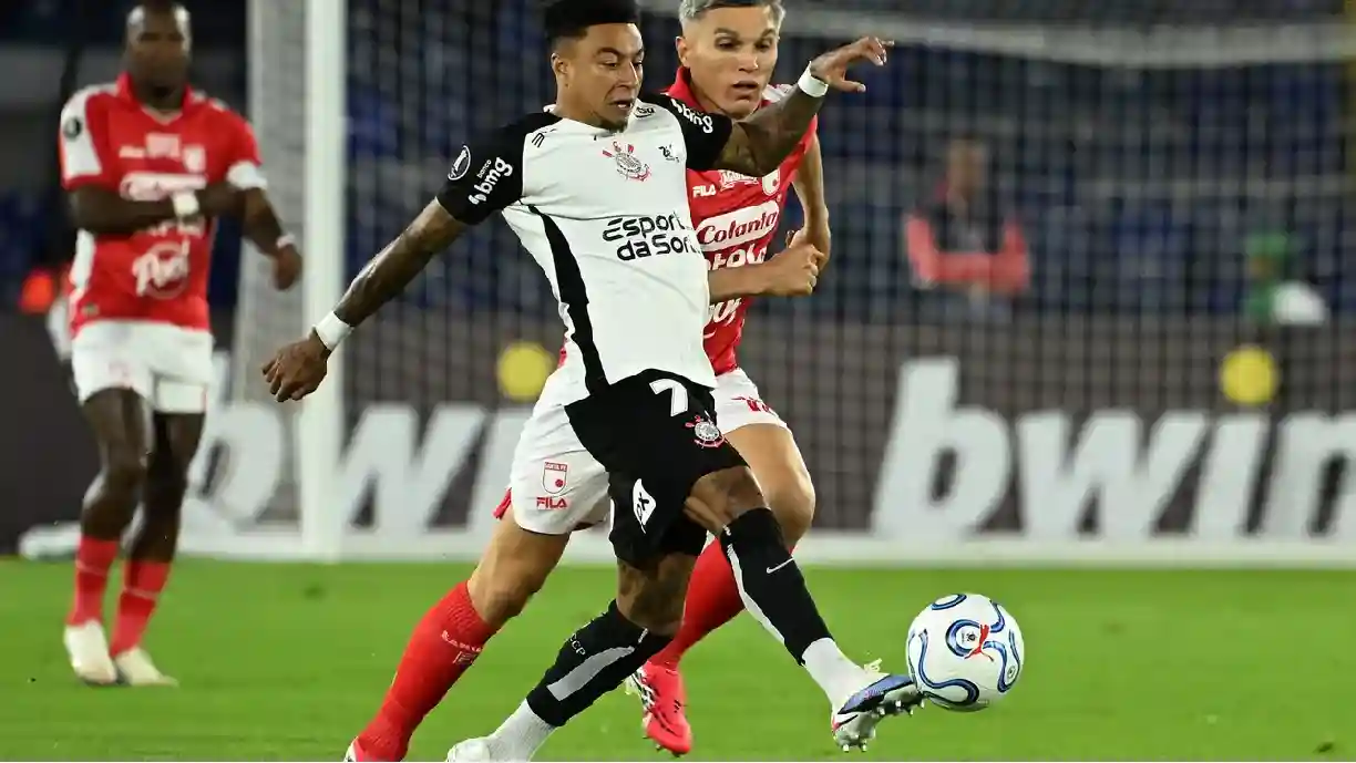 Jesse Lingard esteve em campo nos 90 minutos do empate do Corinthians contra o Santa Fe na Libertadores - Foto: Reprodução/Instagram