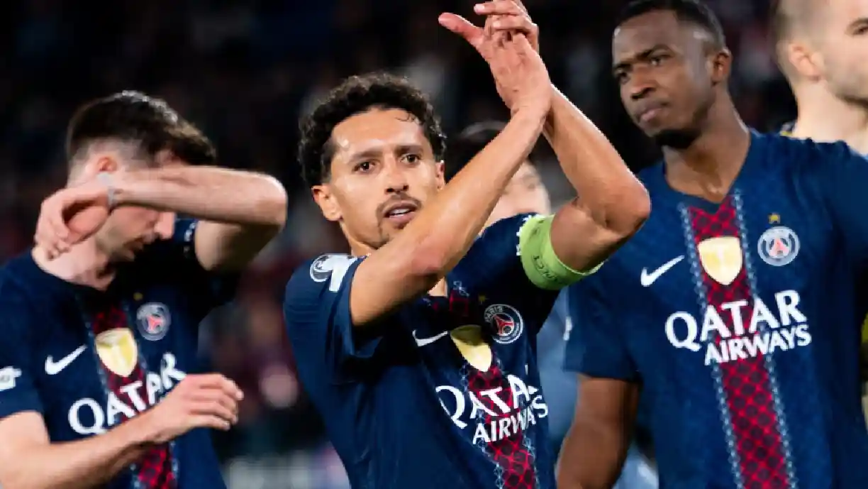 Ex-Corinthians, Marquinhos se classificou mais uma vez para a final da UEFA Champions League - Foto: PSG