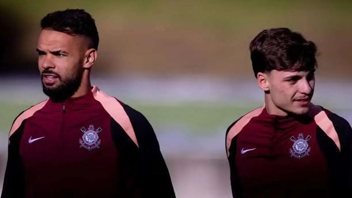 O elenco do Timão realizou a última atividade para enfrentar o Independiente Santa Fe, pela Libertadores, na terça - Foto: Rodrigo Coca/Agência Corinthians